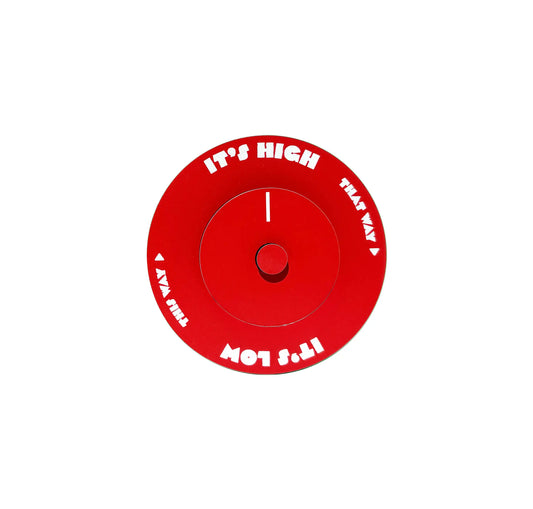 horloge à marées verte et blanche