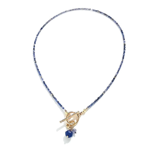 collier de perles sodalite
