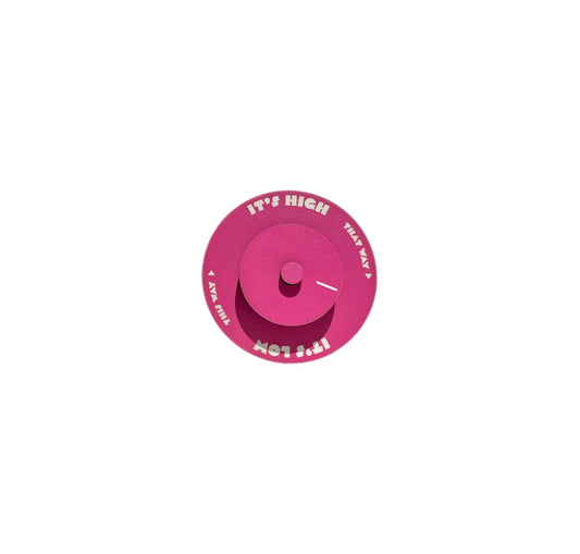 mini horloge des marées rose