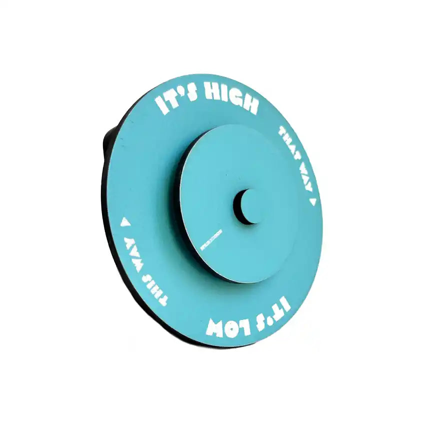 horloge des marées cyan