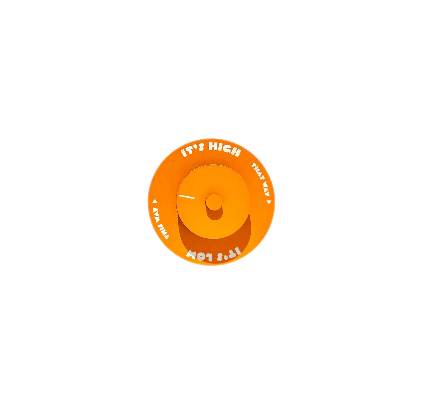 mini horloge des marées orange